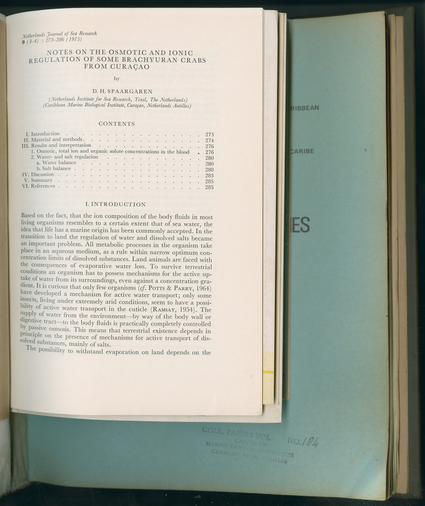 Carmabi Collected Papers Volume 11 - Nos. 170-193, 1975-1976 - Page 95