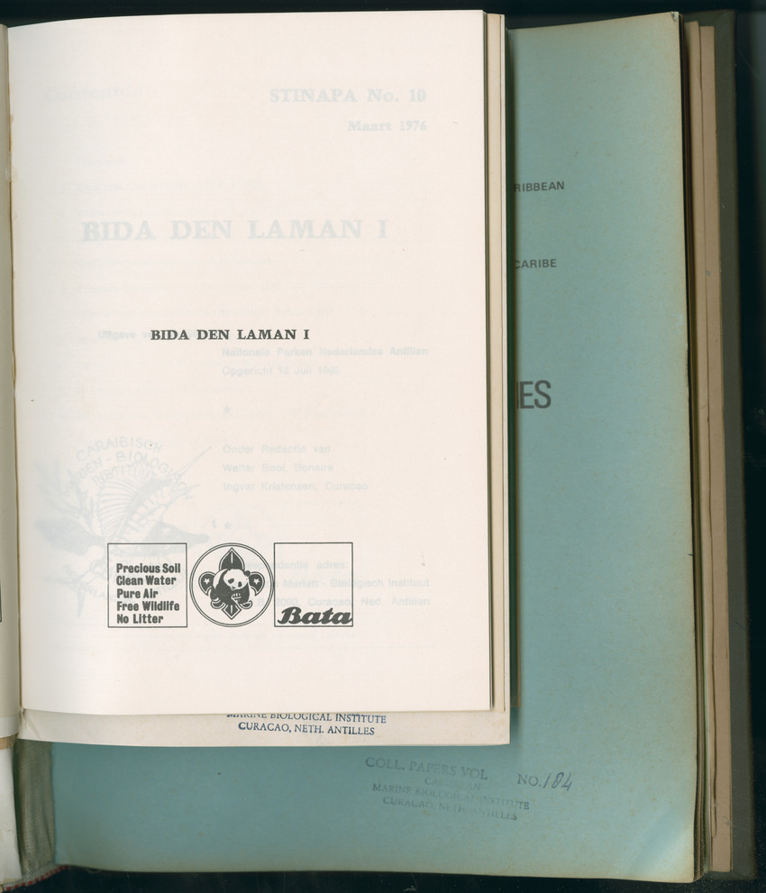 Carmabi Collected Papers Volume 11 - Nos. 170-193, 1975-1976 - Page 113