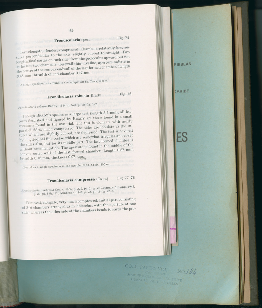 Carmabi Collected Papers Volume 11 - Nos. 170-193, 1975-1976 - Page 297