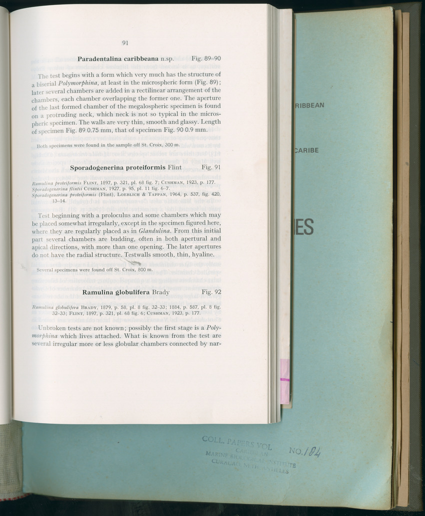 Carmabi Collected Papers Volume 11 - Nos. 170-193, 1975-1976 - Page 299