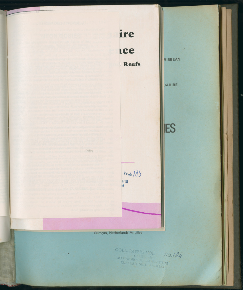 Carmabi Collected Papers Volume 11 - Nos. 170-193, 1975-1976 - Page 477