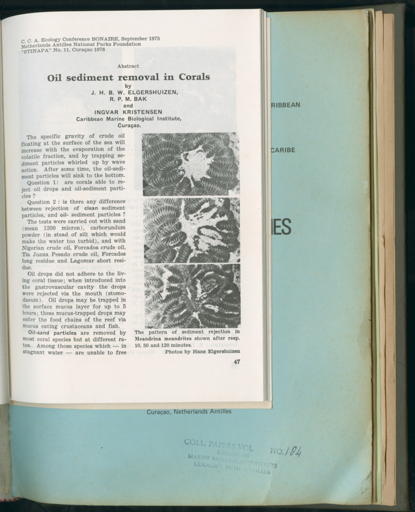 Carmabi Collected Papers Volume 11 - Nos. 170-193, 1975-1976 - Page 527