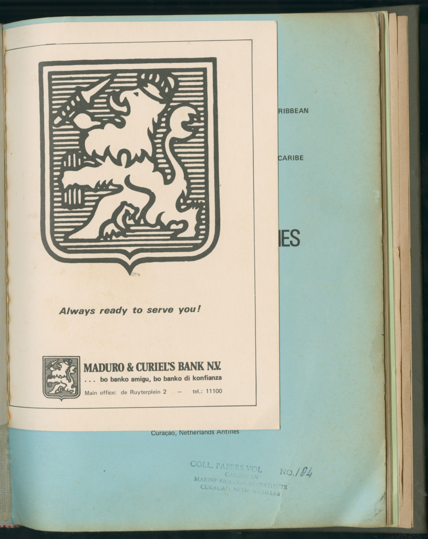 Carmabi Collected Papers Volume 11 - Nos. 170-193, 1975-1976 - Page 577