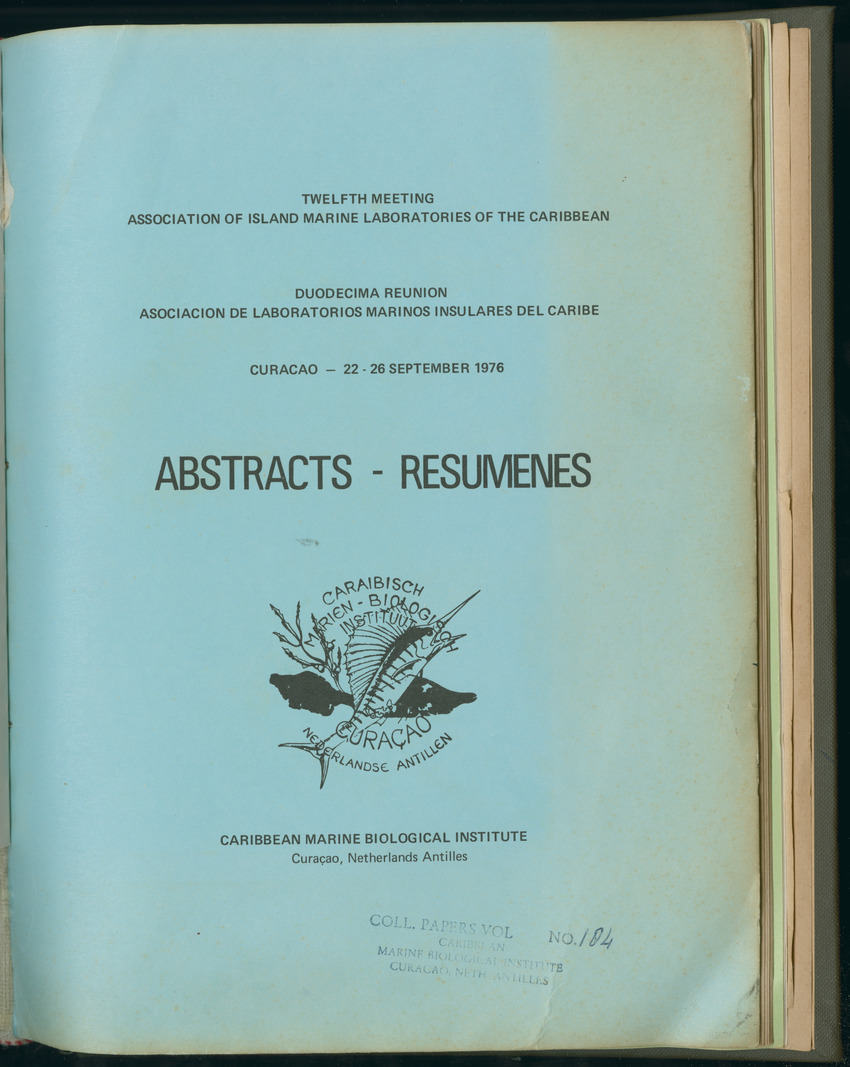 Carmabi Collected Papers Volume 11 - Nos. 170-193, 1975-1976 - Page 579