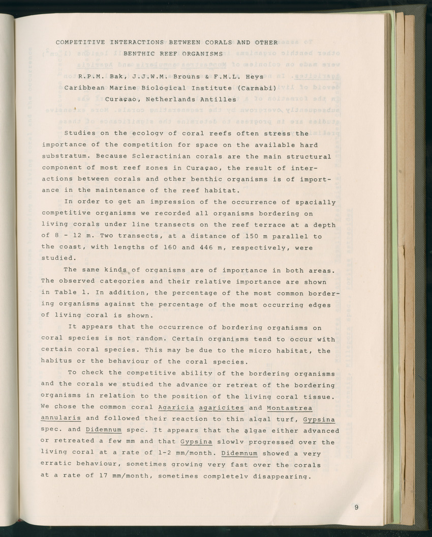 Carmabi Collected Papers Volume 11 - Nos. 170-193, 1975-1976 - Page 589