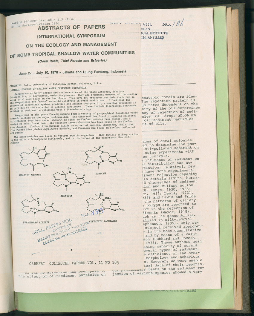 Carmabi Collected Papers Volume 11 - Nos. 170-193, 1975-1976 - Page 645