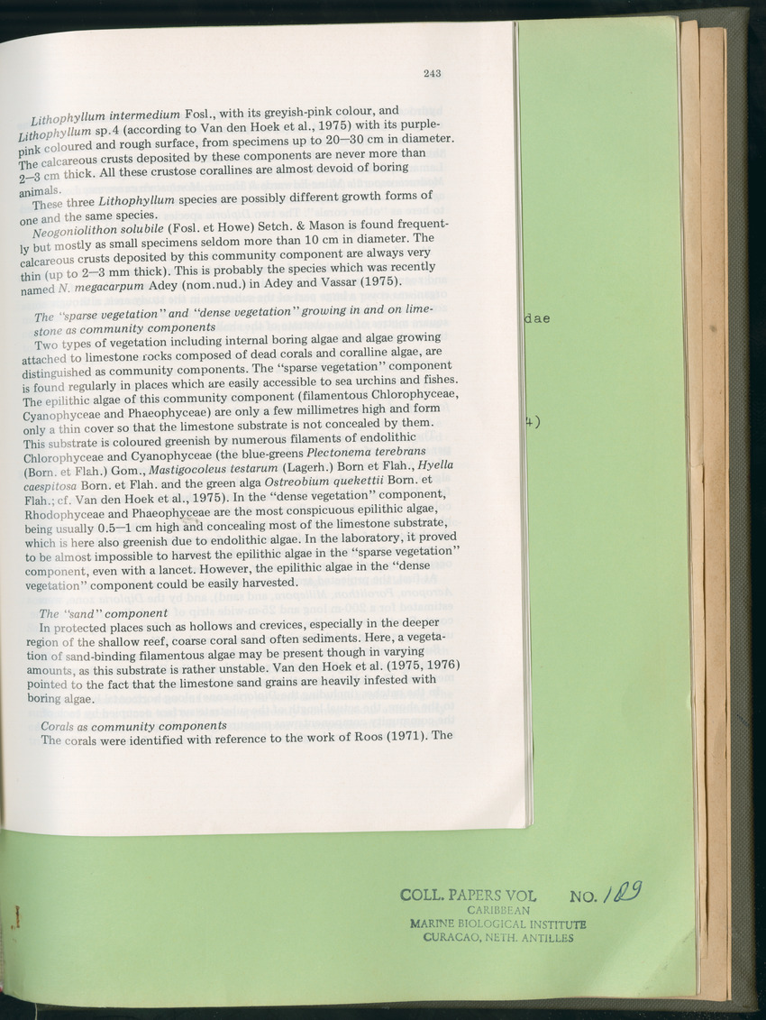 Carmabi Collected Papers Volume 11 - Nos. 170-193, 1975-1976 - Page 723