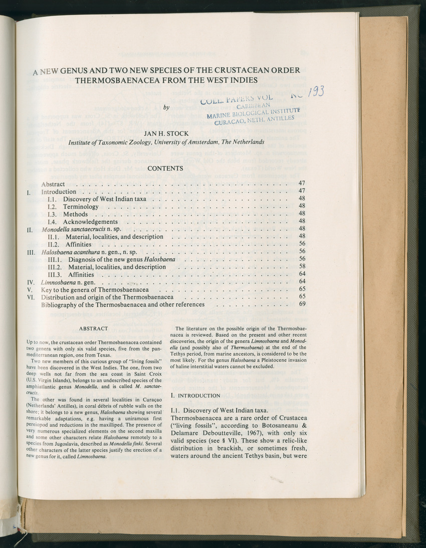 Carmabi Collected Papers Volume 11 - Nos. 170-193, 1975-1976 - Page 785