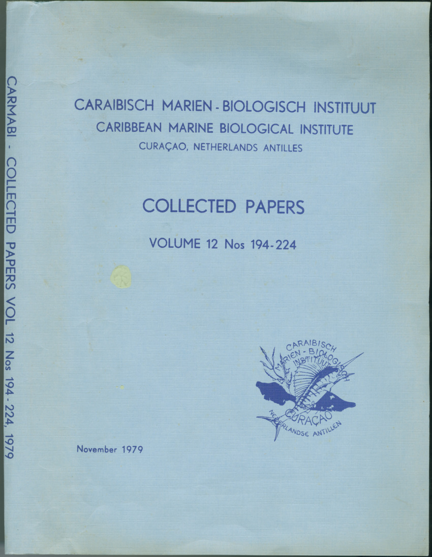 Carmabi Collected Papers Volume 12- Nos. 194-224, 1976-1977 - New Page