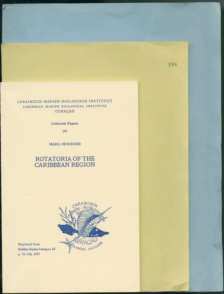 Carmabi Collected Papers Volume 12- Nos. 194-224, 1976-1977 - Page 197