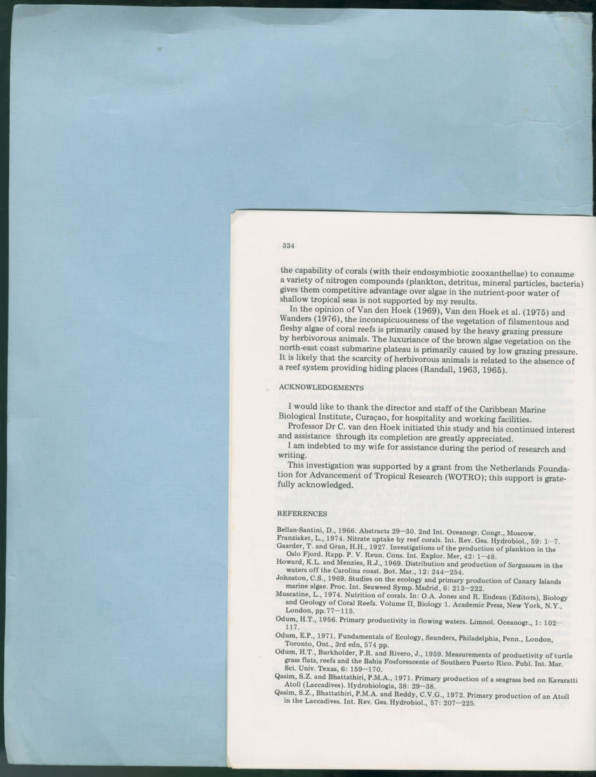 Carmabi Collected Papers Volume 12- Nos. 194-224, 1976-1977 - Page 290