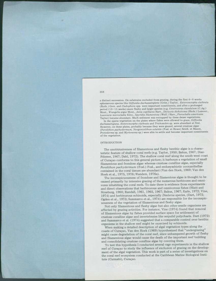 Carmabi Collected Papers Volume 12- Nos. 194-224, 1976-1977 - Page 296