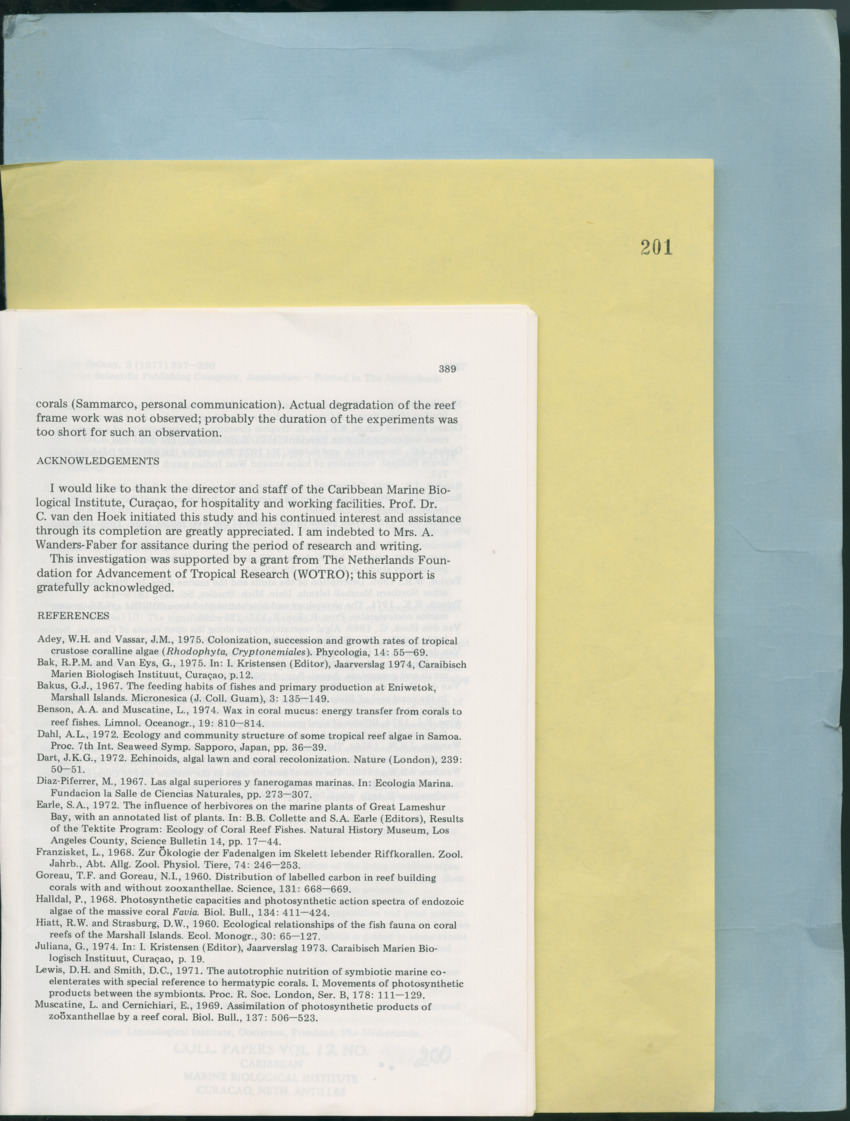 Carmabi Collected Papers Volume 12- Nos. 194-224, 1976-1977 - Page 327