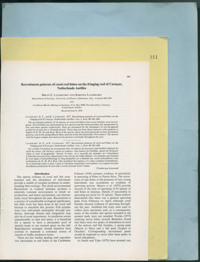 Carmabi Collected Papers Volume 12- Nos. 194-224, 1976-1977 - Page 481