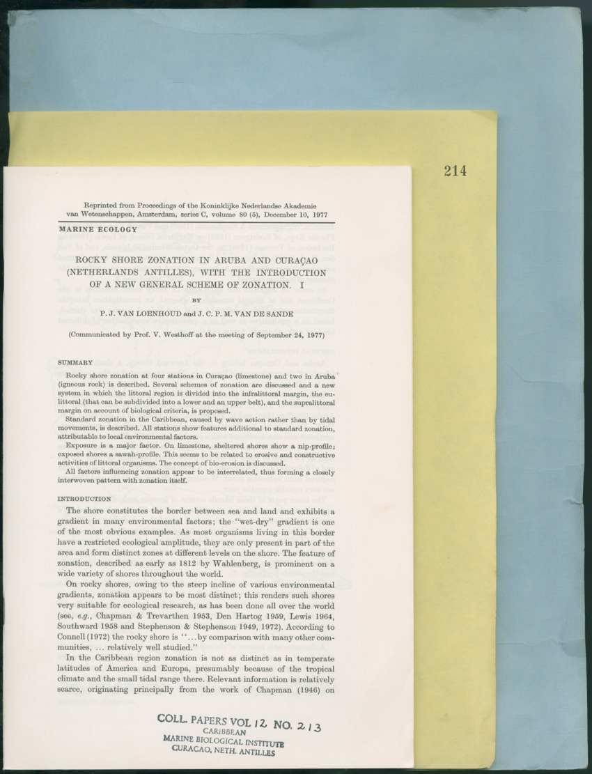 Carmabi Collected Papers Volume 12- Nos. 194-224, 1976-1977 - Page 649