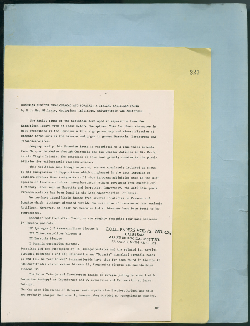 Carmabi Collected Papers Volume 12- Nos. 194-224, 1976-1977 - Page 779