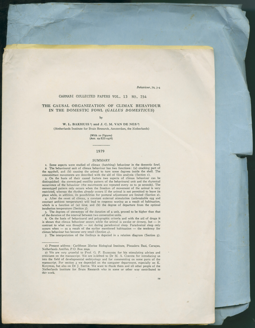 Carmabi Collected Papers Volume 13 - Nos. 225-258, 1978-1979 - New Page