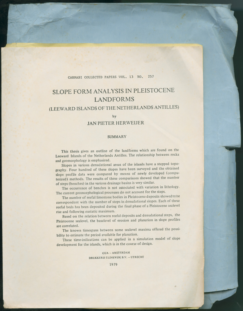 Carmabi Collected Papers Volume 13 - Nos. 225-258, 1978-1979 - New Page
