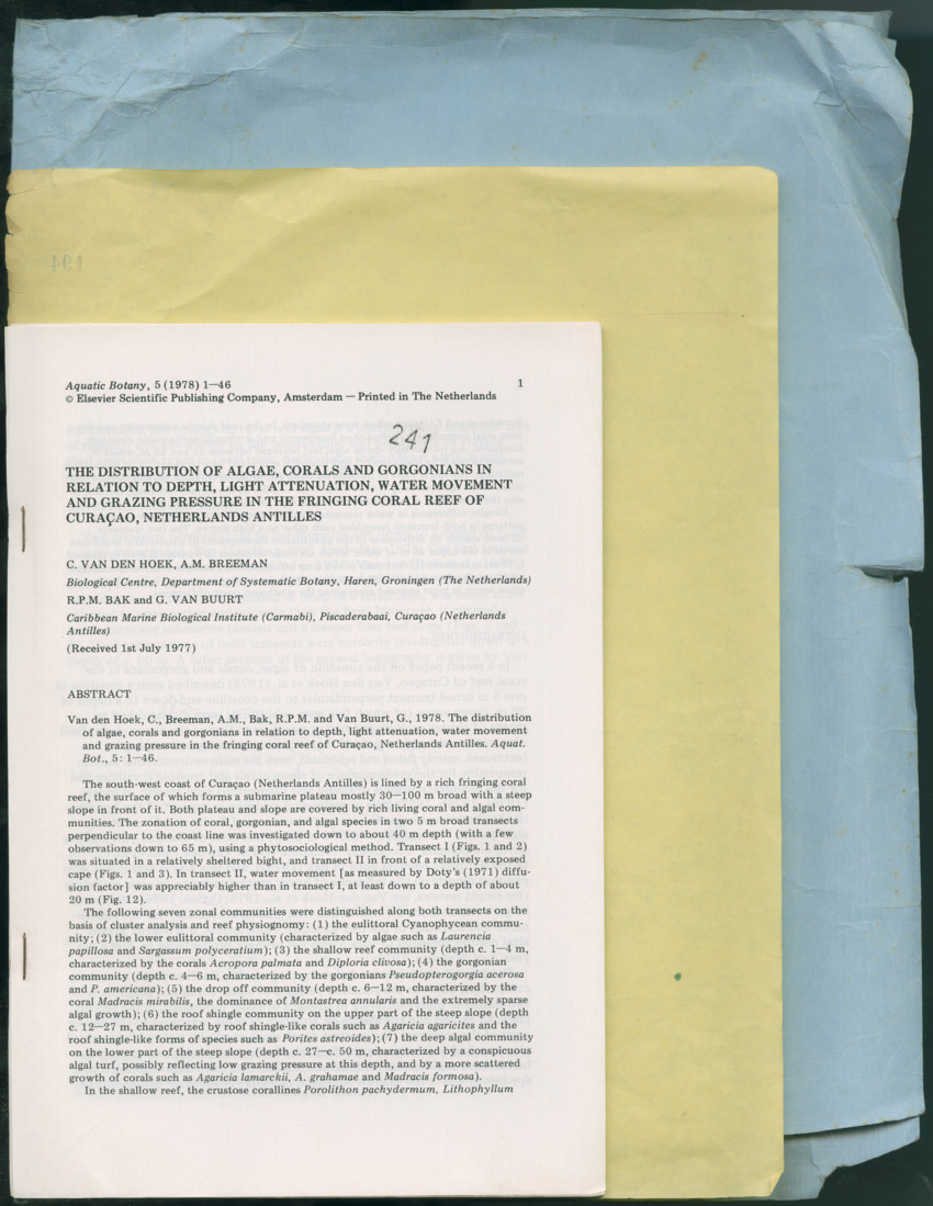 Carmabi Collected Papers Volume 13 - Nos. 225-258, 1978-1979 - New Page
