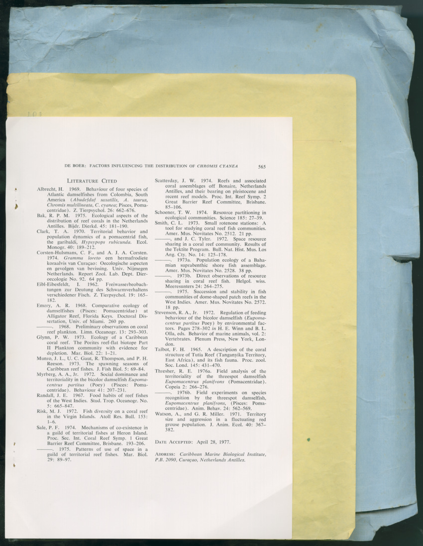 Carmabi Collected Papers Volume 13 - Nos. 225-258, 1978-1979 - New Page