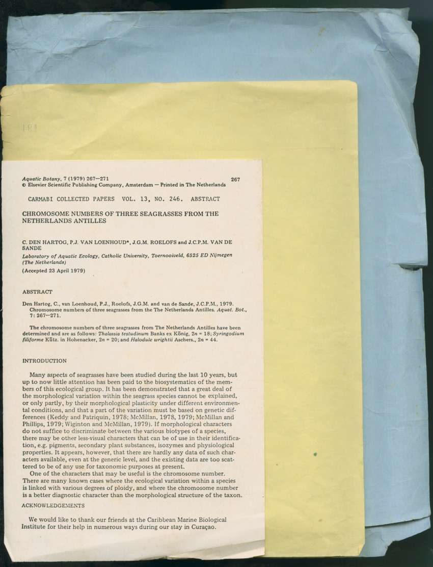 Carmabi Collected Papers Volume 13 - Nos. 225-258, 1978-1979 - New Page