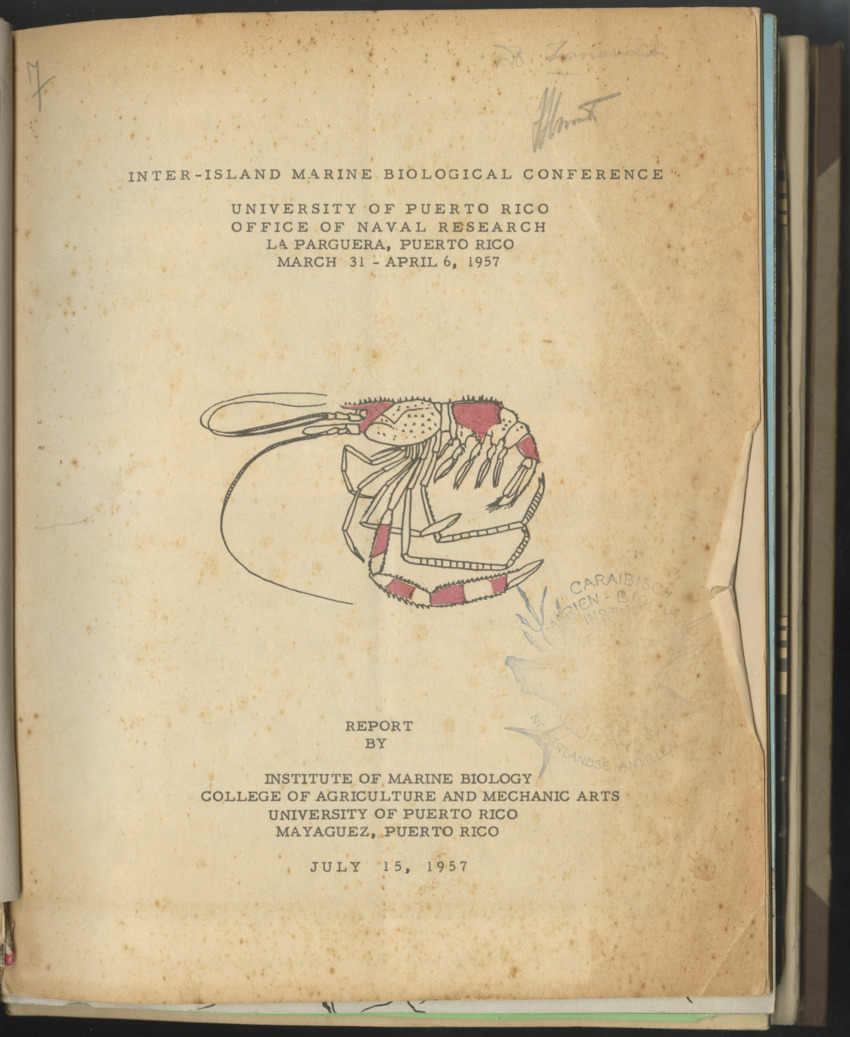 Carmabi selected publications in the period 1948-1963 - New Page