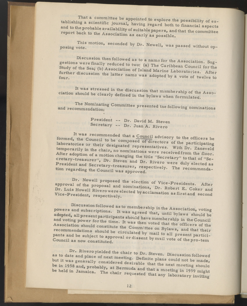 Carmabi selected publications in the period 1948-1963 - New Page