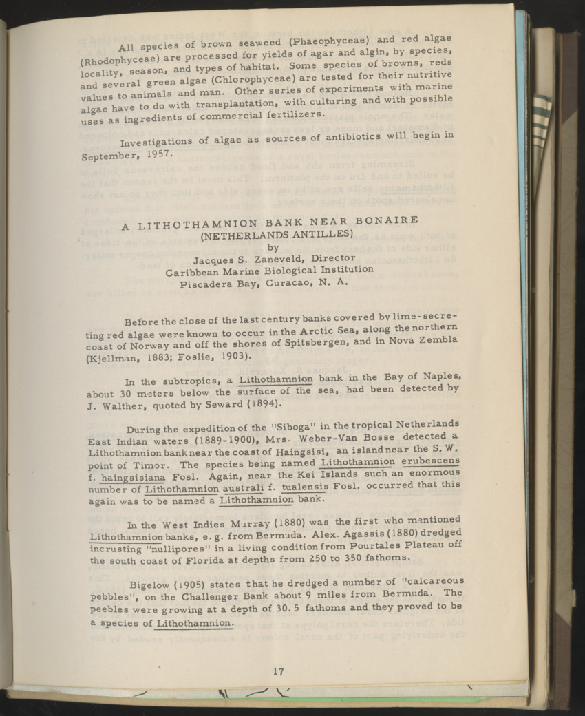 Carmabi selected publications in the period 1948-1963 - New Page
