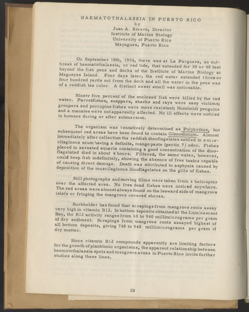 Carmabi selected publications in the period 1948-1963 - New Page