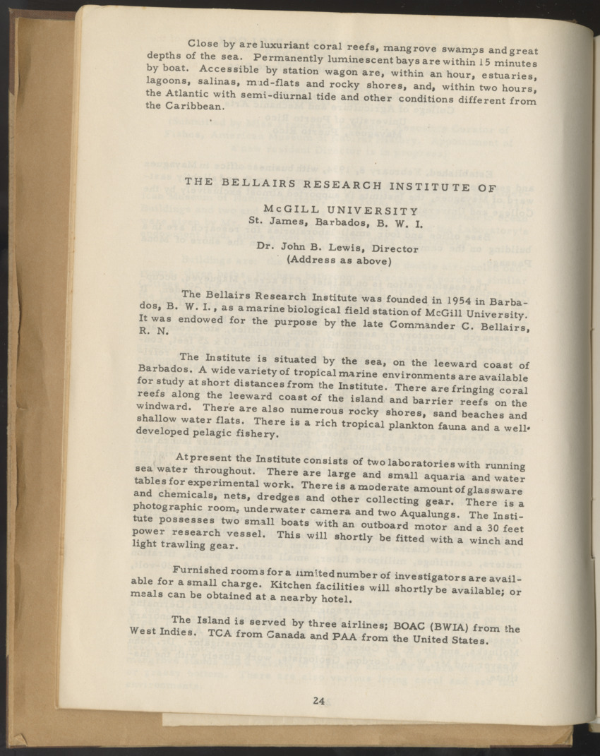 Carmabi selected publications in the period 1948-1963 - New Page