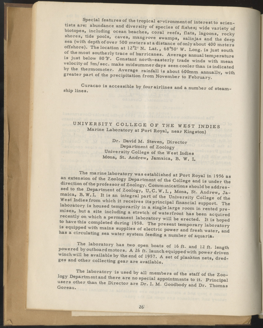 Carmabi selected publications in the period 1948-1963 - New Page