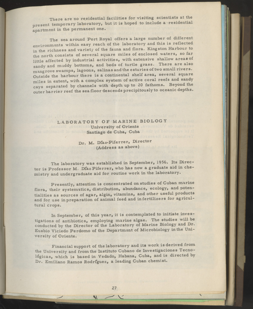 Carmabi selected publications in the period 1948-1963 - New Page