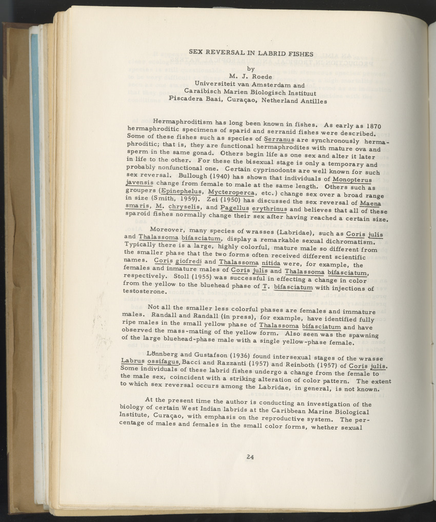 Carmabi selected publications in the period 1948-1963 - New Page