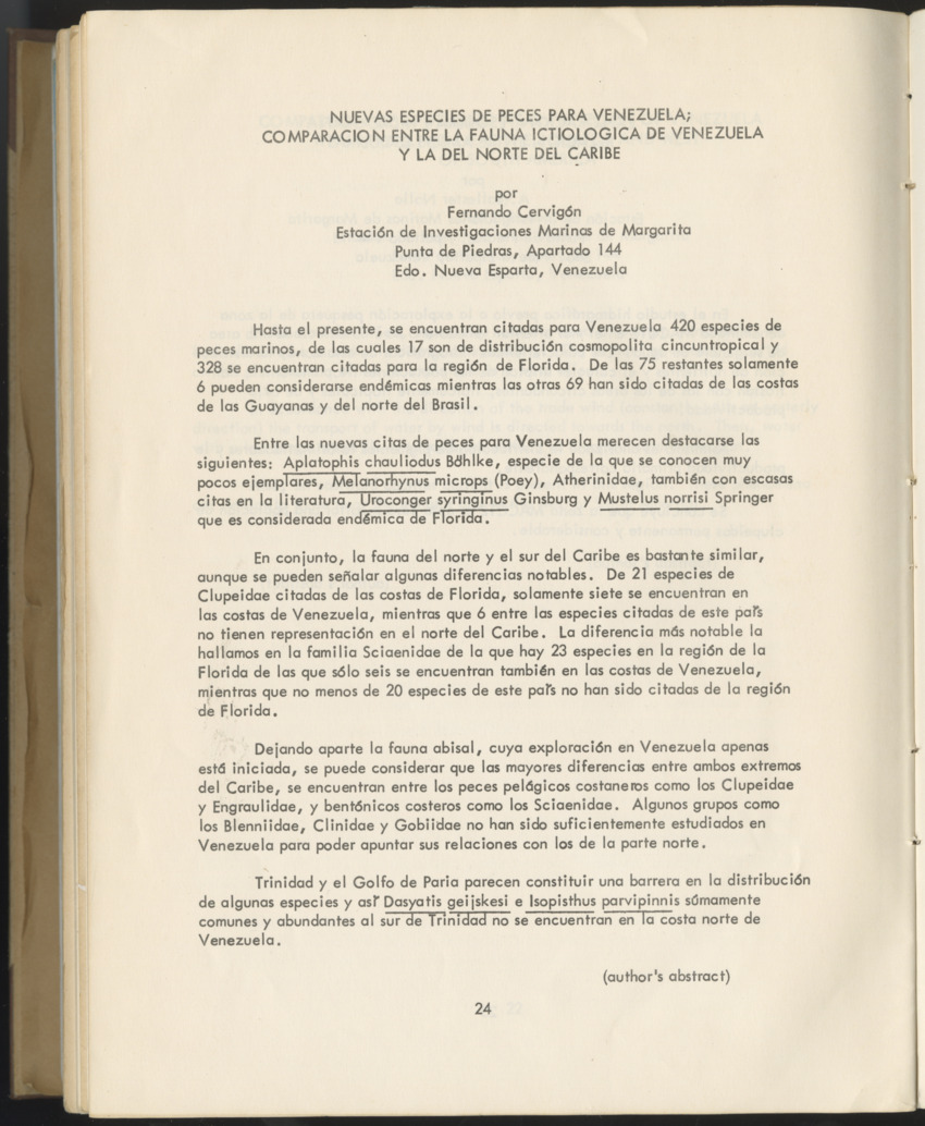 Carmabi selected publications in the period 1948-1963 - New Page