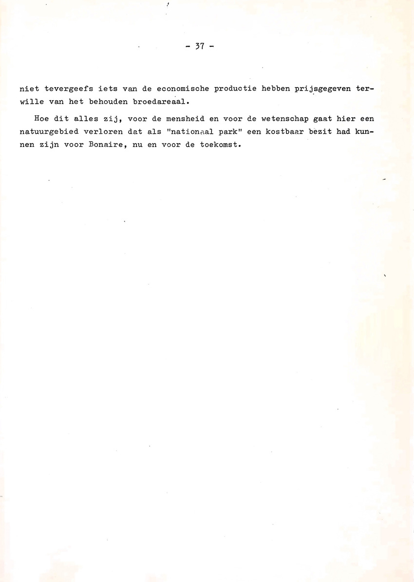 Om het voortbestaan van de flamingo's van Zuid-Bonaire, 1957-1967 - New Page