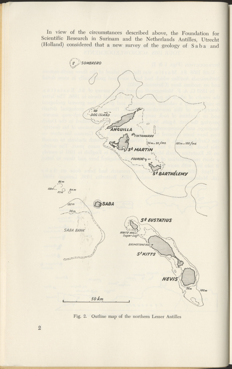 The Geology of Saba and St. Eustatius - with notes on the geology of St. Kitts, Nevis and Montserrat (Lesser Antilles) - New Page