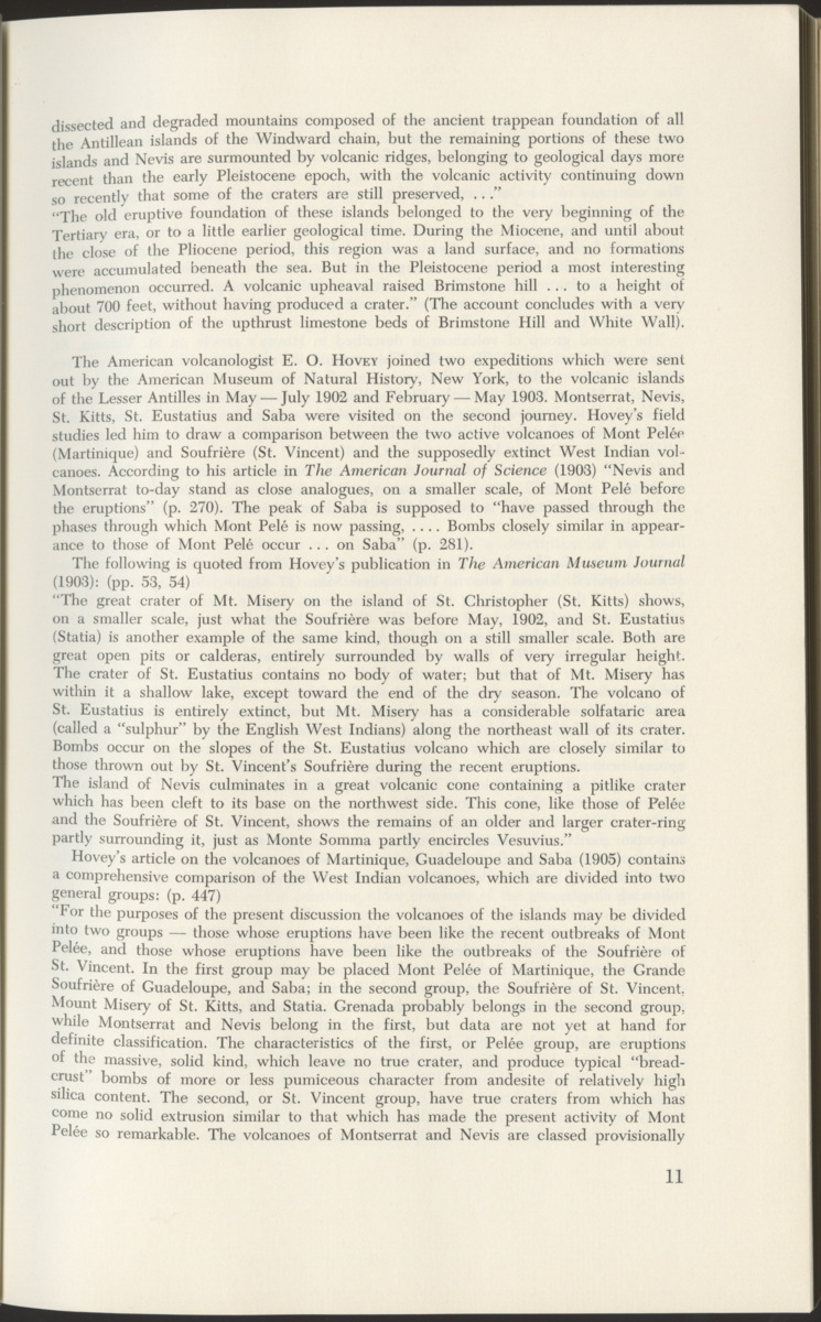The Geology of Saba and St. Eustatius - with notes on the geology of St. Kitts, Nevis and Montserrat (Lesser Antilles) - New Page