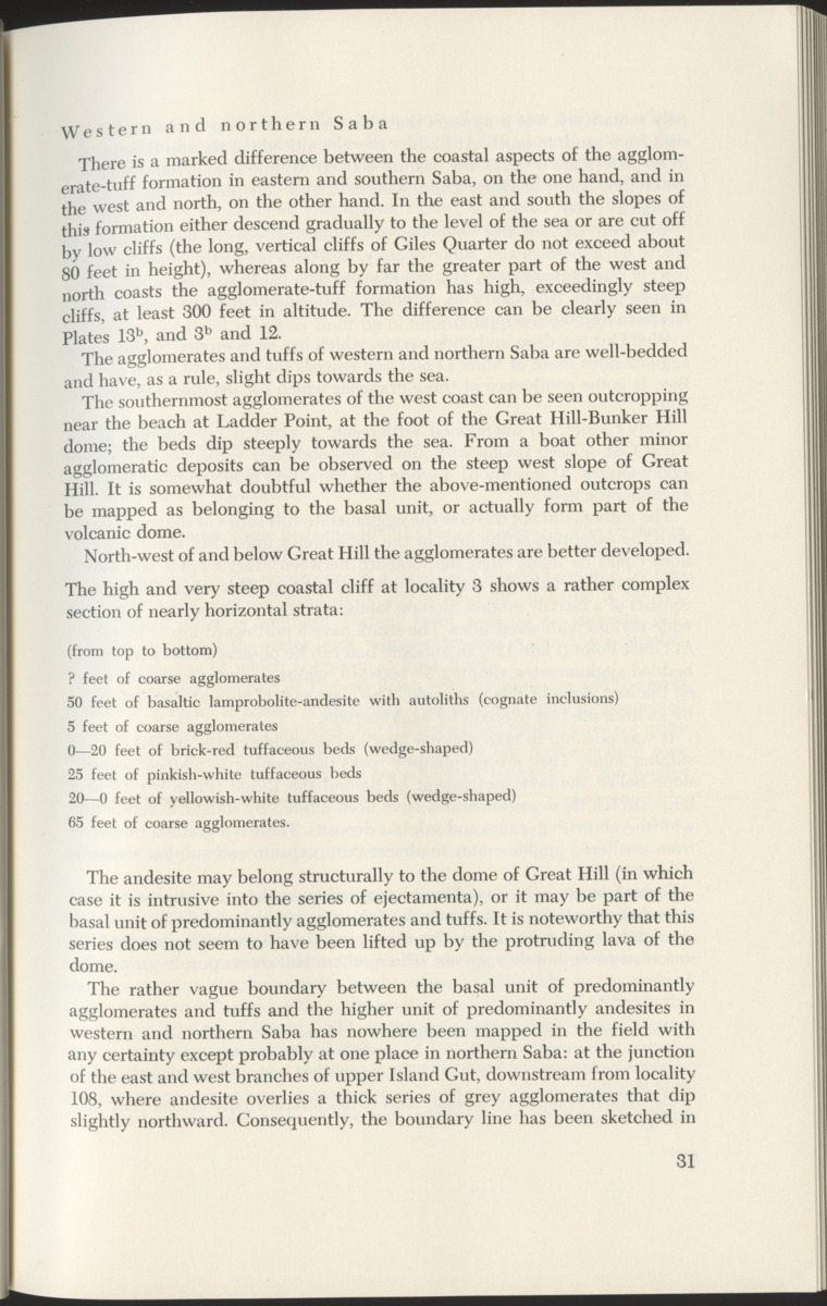 The Geology of Saba and St. Eustatius - with notes on the geology of St. Kitts, Nevis and Montserrat (Lesser Antilles) - New Page