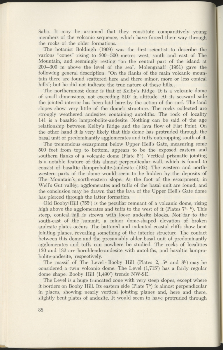 The Geology of Saba and St. Eustatius - with notes on the geology of St. Kitts, Nevis and Montserrat (Lesser Antilles) - New Page