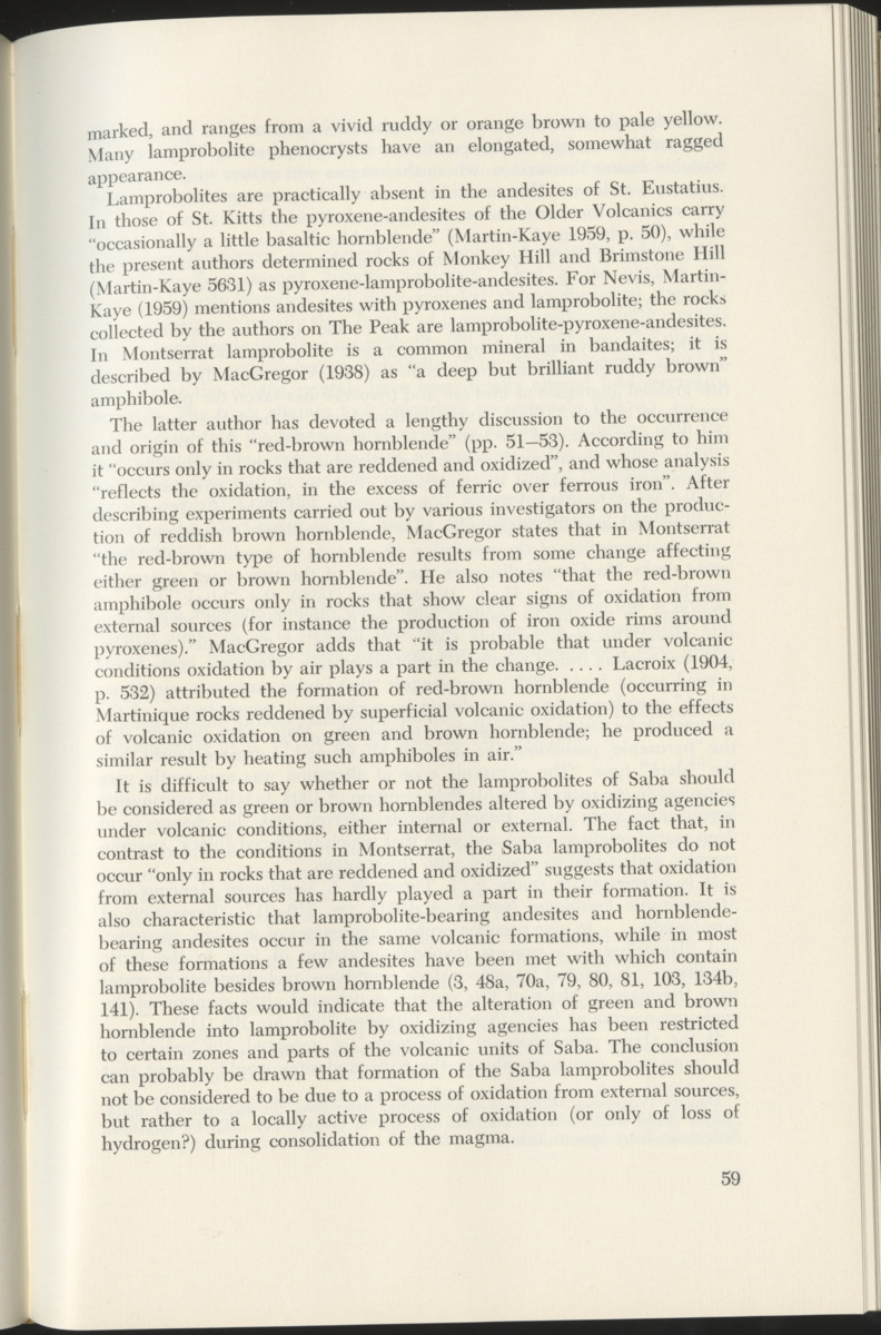 The Geology of Saba and St. Eustatius - with notes on the geology of St. Kitts, Nevis and Montserrat (Lesser Antilles) - New Page