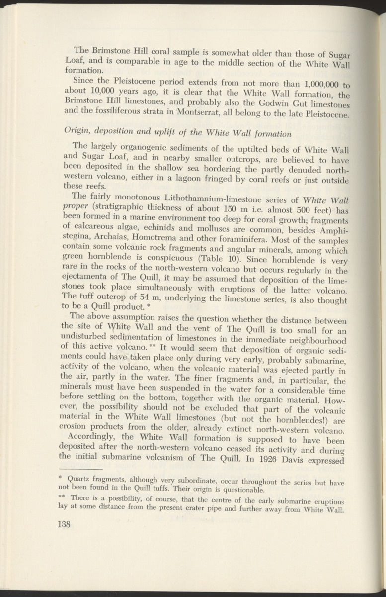 The Geology of Saba and St. Eustatius - with notes on the geology of St. Kitts, Nevis and Montserrat (Lesser Antilles) - New Page