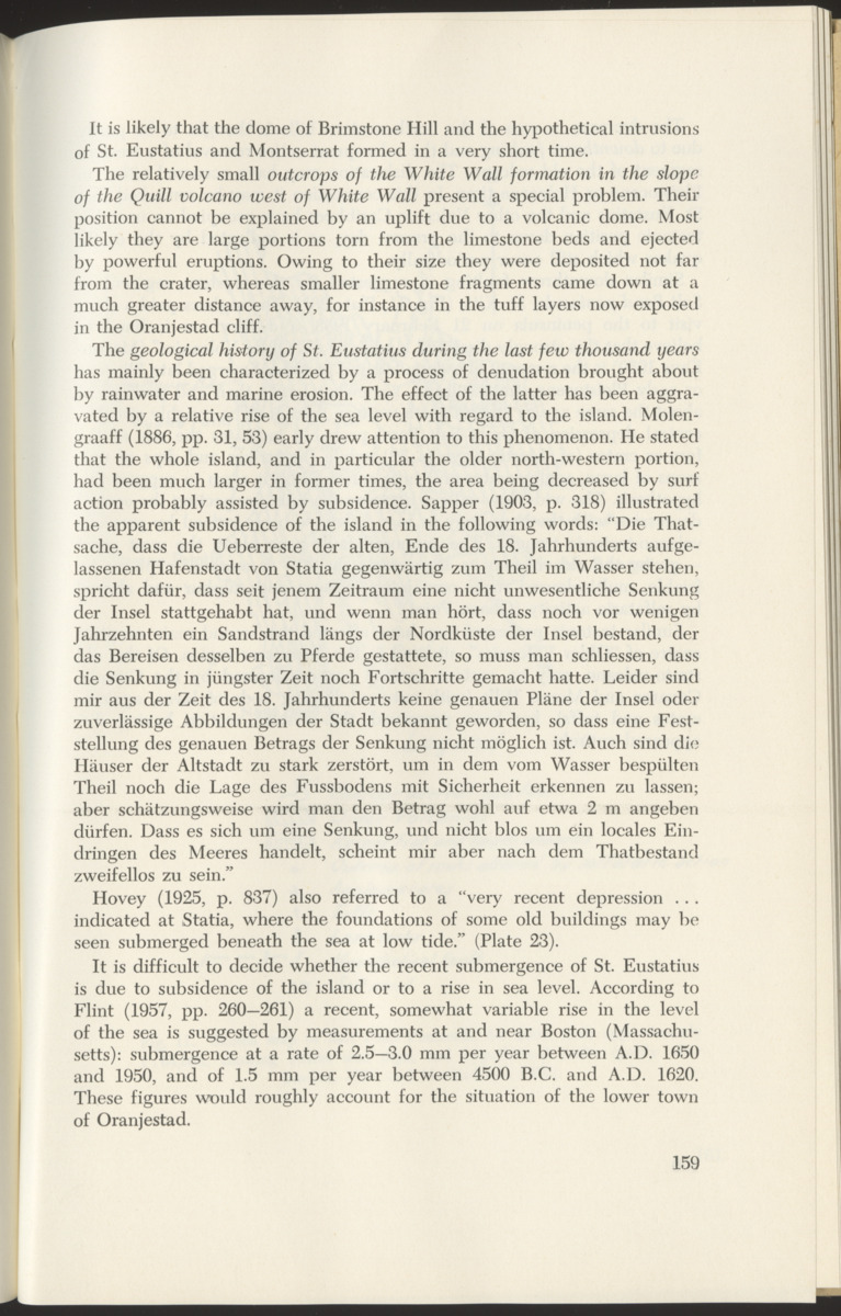 The Geology of Saba and St. Eustatius - with notes on the geology of St. Kitts, Nevis and Montserrat (Lesser Antilles) - New Page