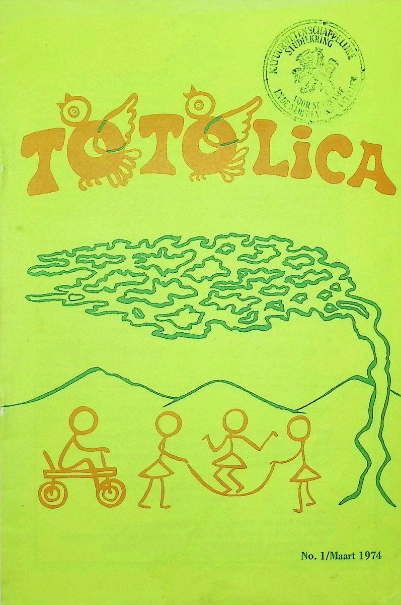 Totolica - kontaktblad vereniging van ouders en vrienden van het geestelijk gehandicapte kind - 1974-1976, nr 1-10 - New Page