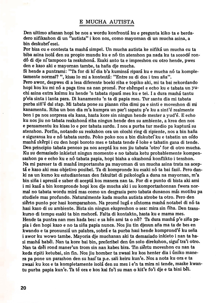 Totolica - kontaktblad vereniging van ouders en vrienden van het geestelijk gehandicapte kind - 1974-1976, nr 1-10 - New Page