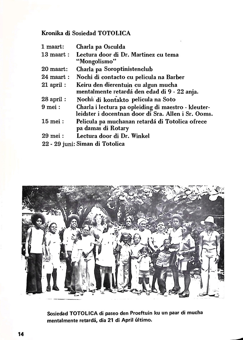 Totolica - kontaktblad vereniging van ouders en vrienden van het geestelijk gehandicapte kind - 1974-1976, nr 1-10 - New Page