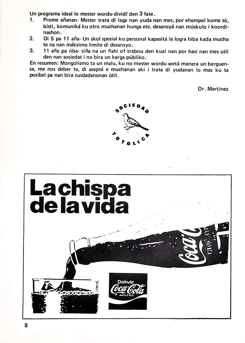 Totolica - kontaktblad vereniging van ouders en vrienden van het geestelijk gehandicapte kind - 1974-1976, nr 1-10 - New Page