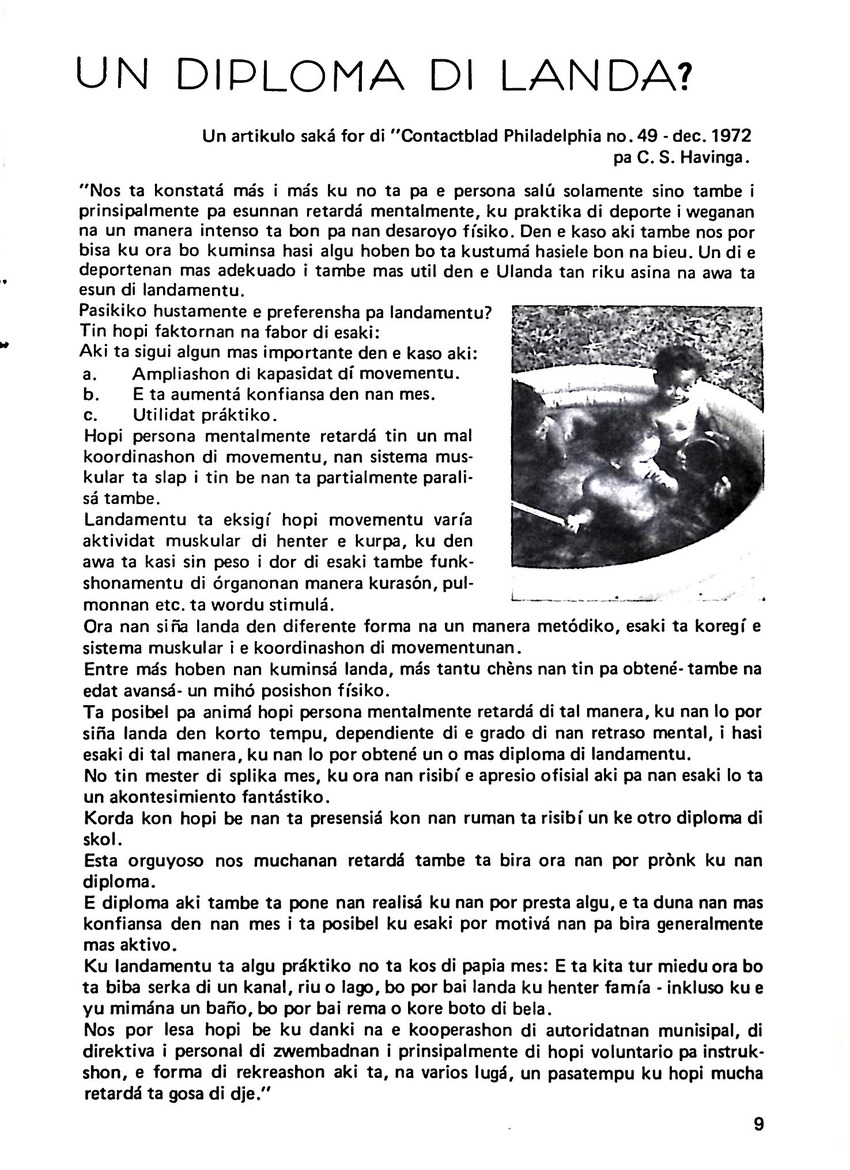 Totolica - kontaktblad vereniging van ouders en vrienden van het geestelijk gehandicapte kind - 1974-1976, nr 1-10 - New Page