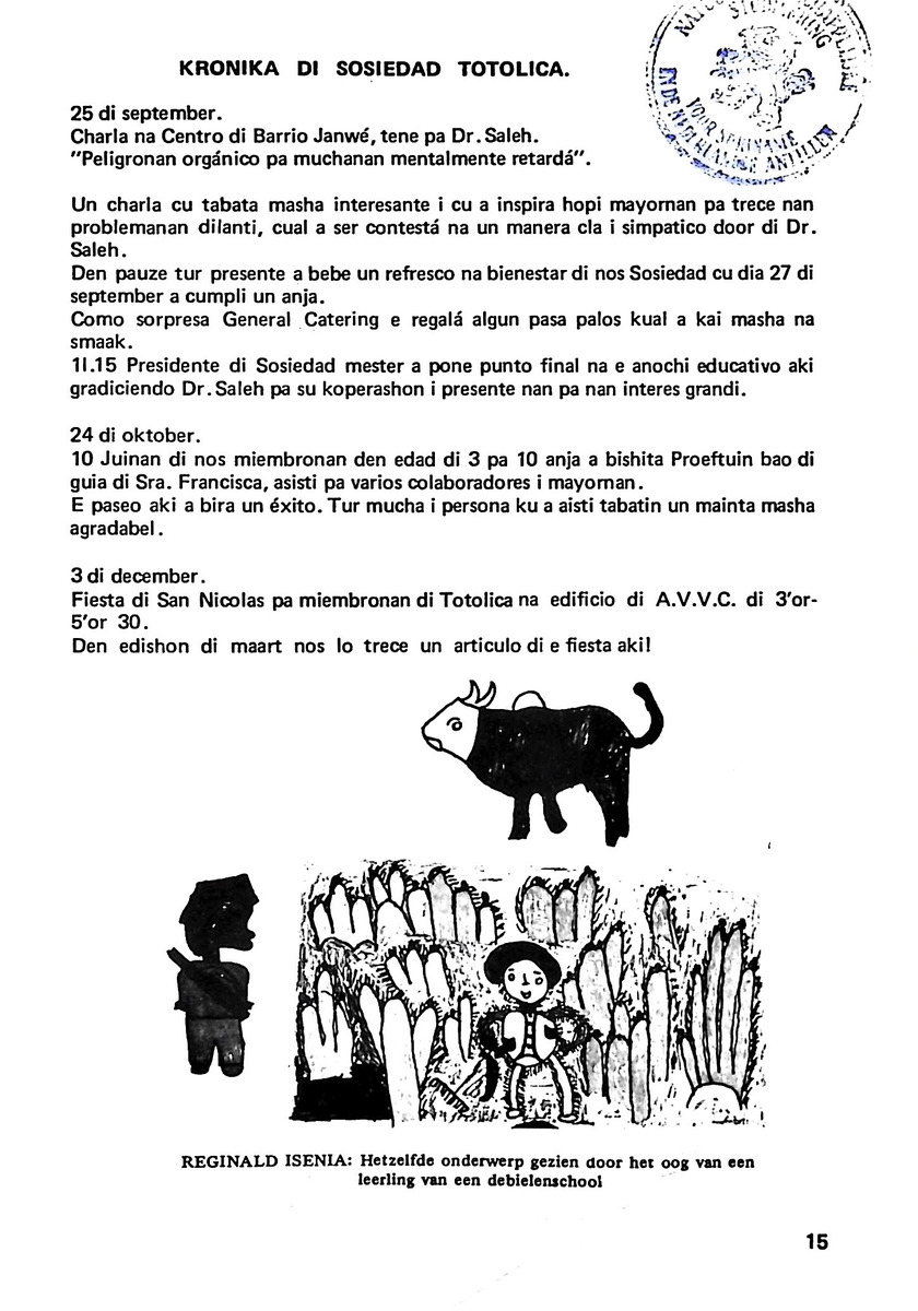 Totolica - kontaktblad vereniging van ouders en vrienden van het geestelijk gehandicapte kind - 1974-1976, nr 1-10 - New Page