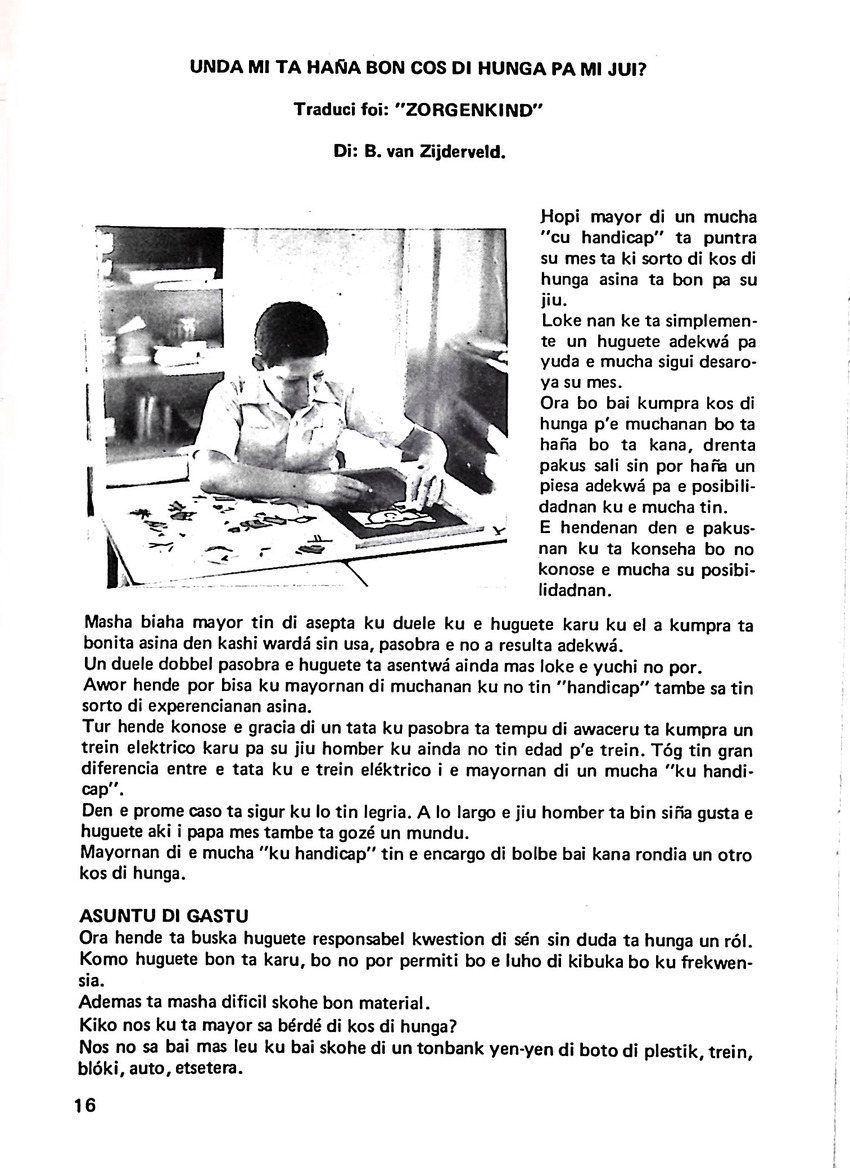 Totolica - kontaktblad vereniging van ouders en vrienden van het geestelijk gehandicapte kind - 1974-1976, nr 1-10 - New Page