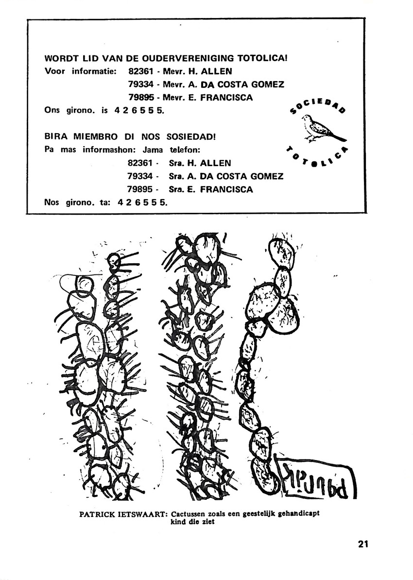 Totolica - kontaktblad vereniging van ouders en vrienden van het geestelijk gehandicapte kind - 1974-1976, nr 1-10 - New Page